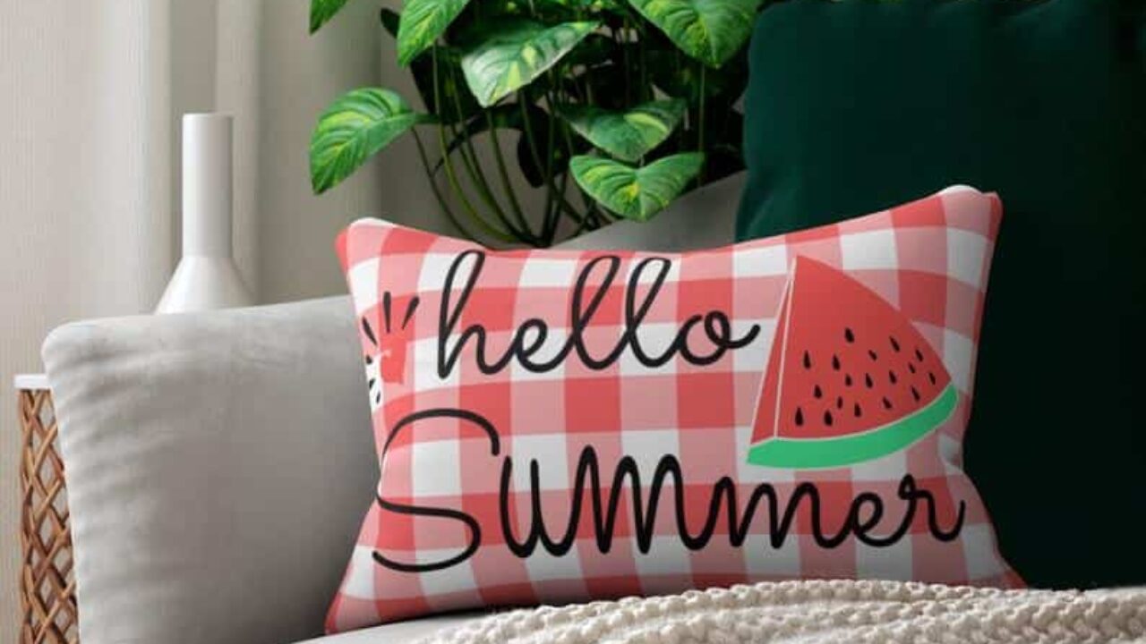 summer pillow covers