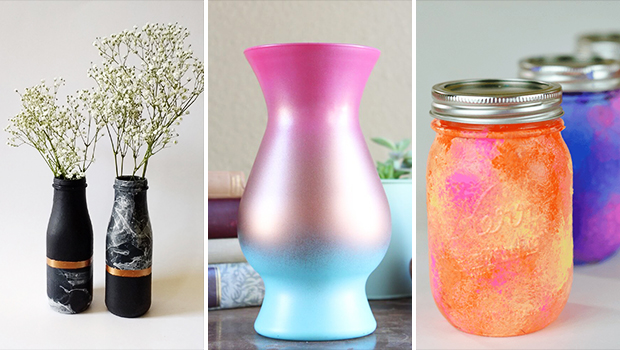 16 Cool DIY Bottle Painting Projects You’ll Enjoy Crafting Over The Weekend