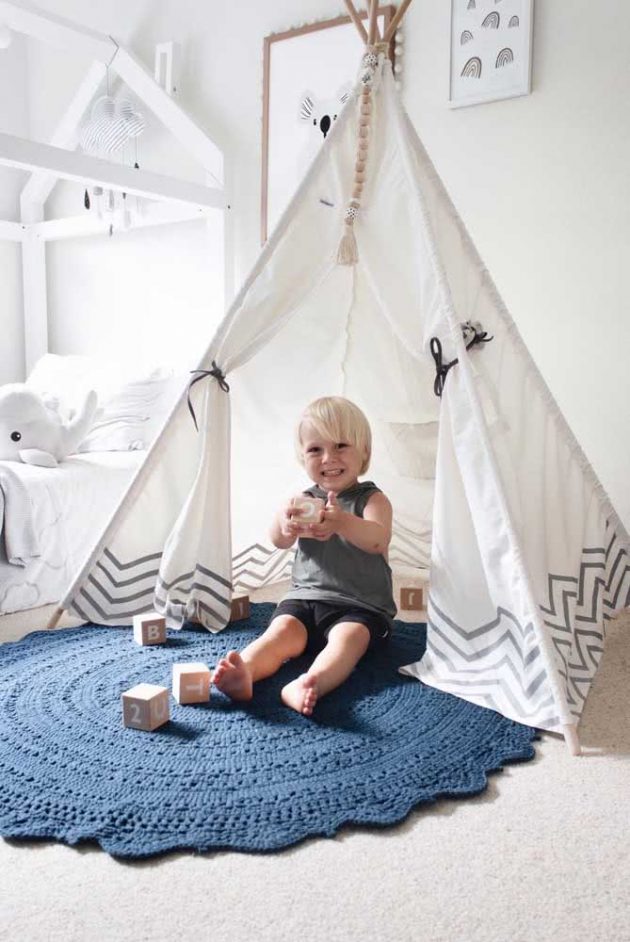 Inspirational Ideas Of Baby Room Crochet Rug