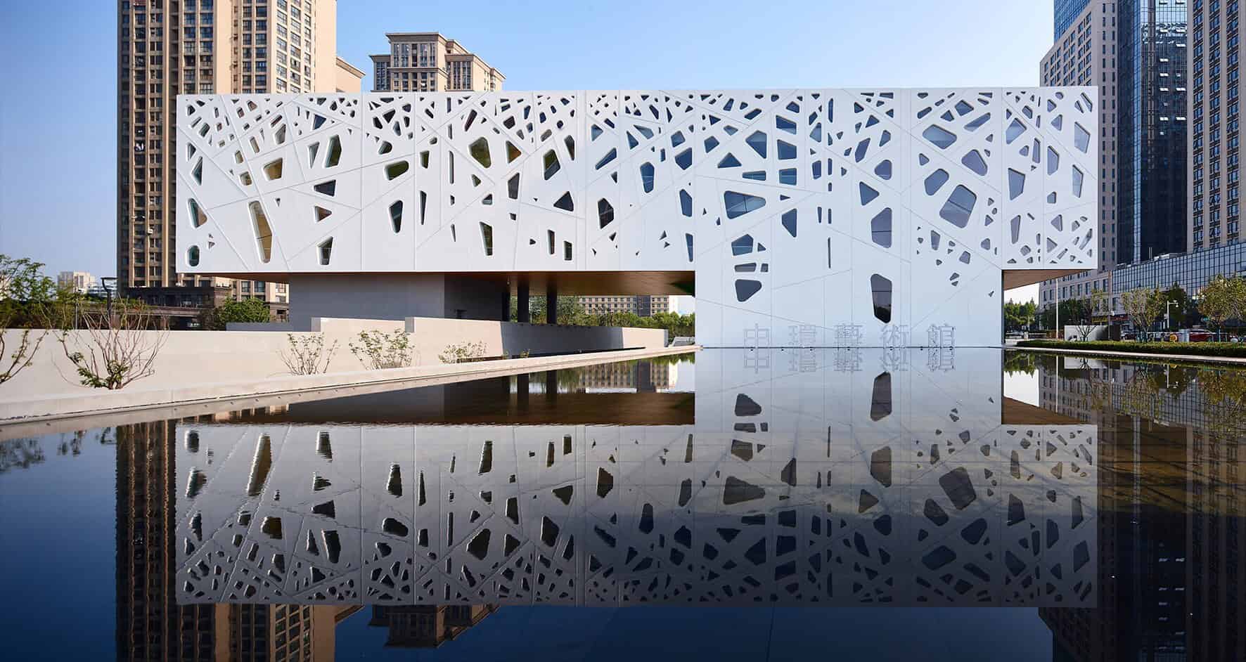 The Central Ring Gallery by Studio A+ in Hefei, China The Central Ring Gallery by Studio A+ in Hefei, China