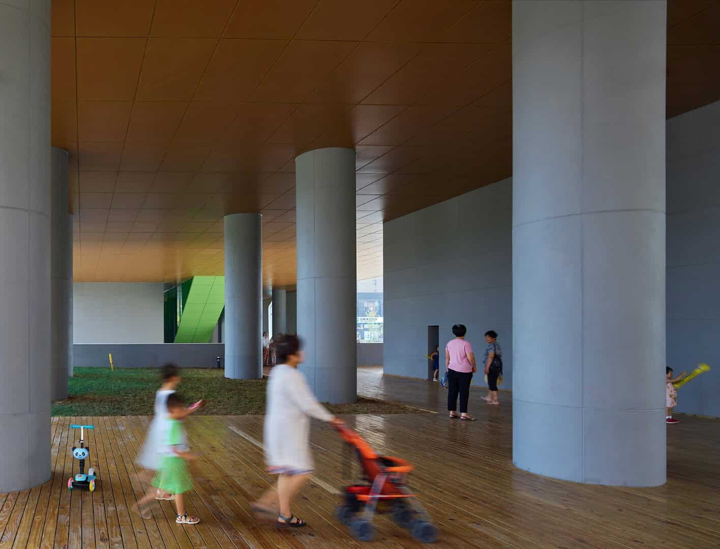 The Central Ring Gallery by Studio A+ in Hefei, China The Central Ring Gallery by Studio A+ in Hefei, China