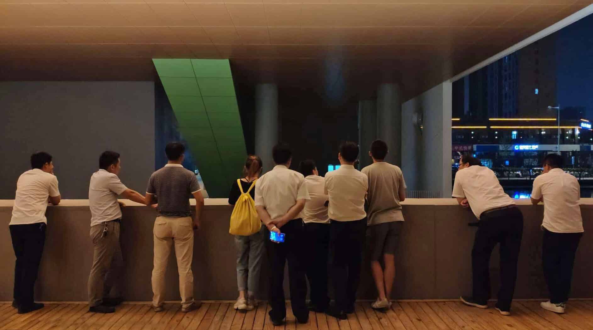 The Central Ring Gallery by Studio A+ in Hefei, China The Central Ring Gallery by Studio A+ in Hefei, China