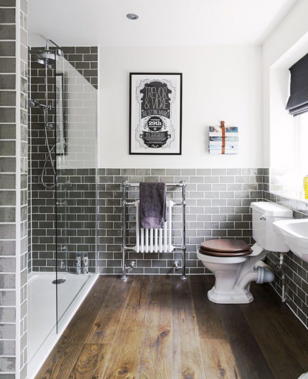 Deco Ideas For A Bathroom Around Wood, Wood Tiles Around Bathtub Ideas