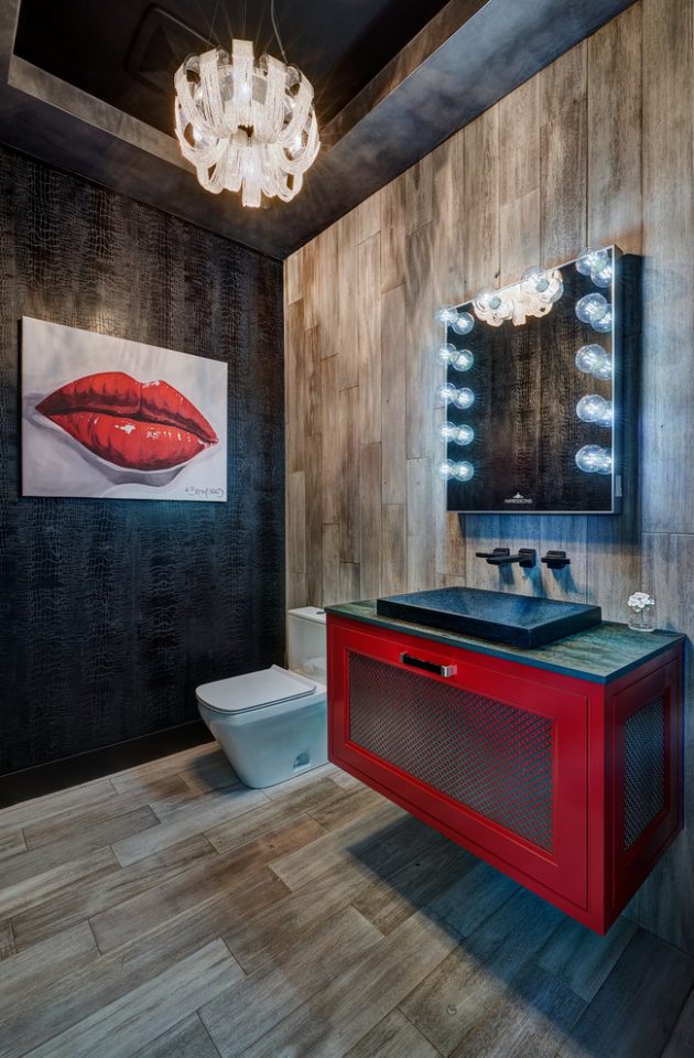 15 Sophisticated Industrial Powder Room Designs You Didn't Expect
