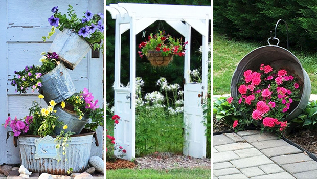 16 Delightful DIY Garden Decorations For A Farmhouse Look