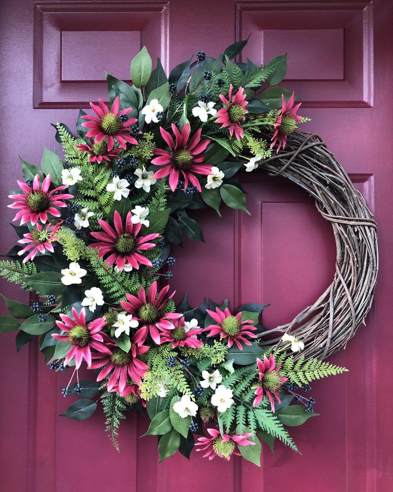 17 Vibrant Summer Wreath Designs That Will Add A Touch Of Color To Your Home