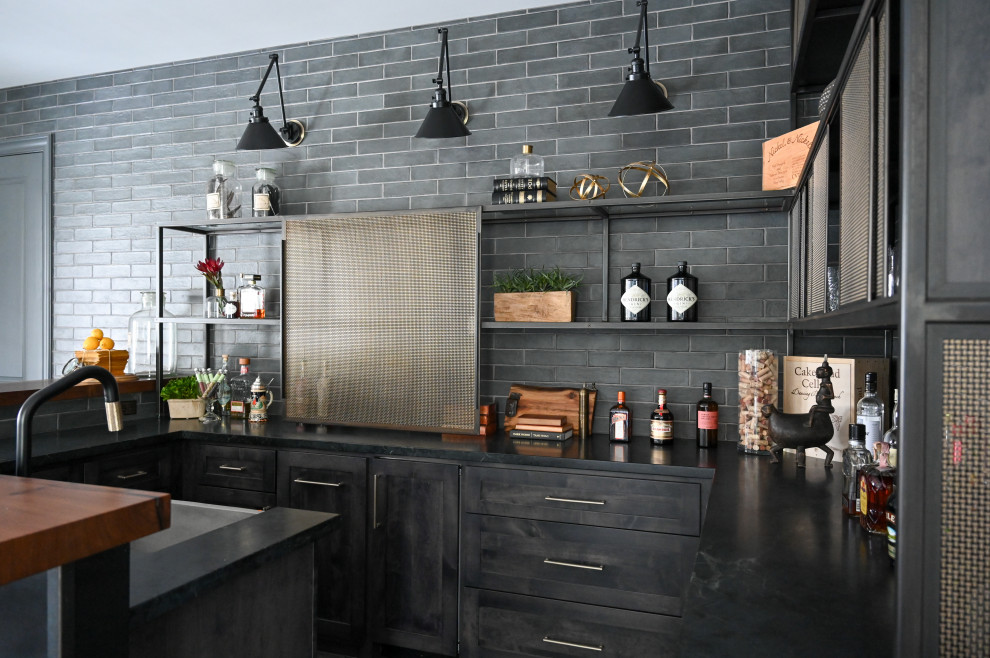 20 Lavish Industrial Home Bar Designs You Will Definitely Fall For
