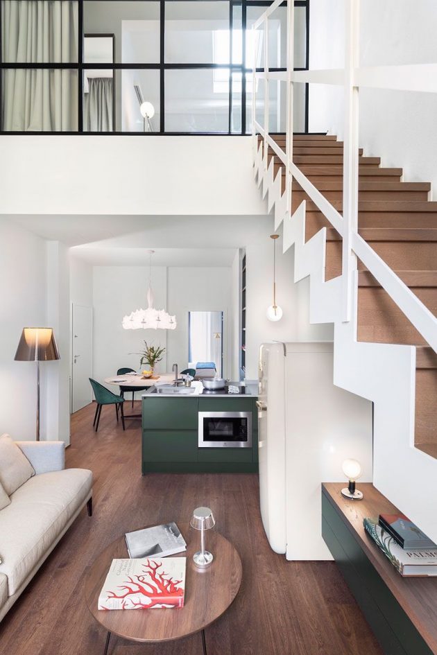 Elegant, Contemporary Style In An Apartment In Florence