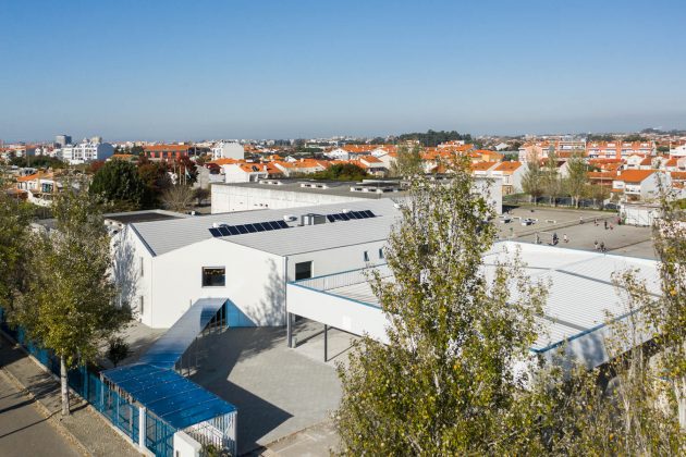 The Colorful San Bernardo Elementary School by ARTE Tectonica in Aveiro, Portugal