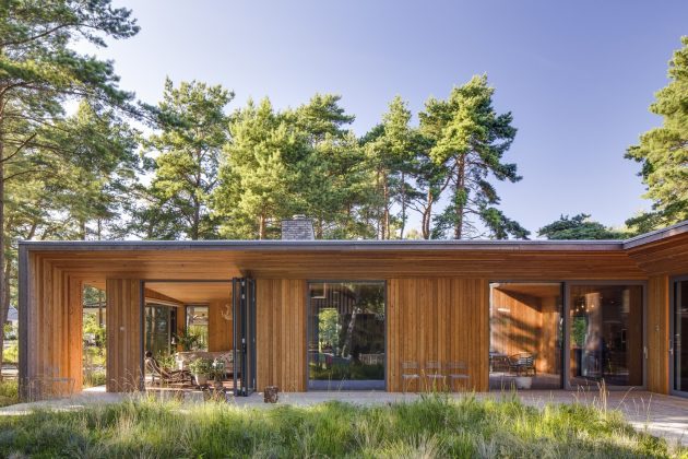 Villa Ljung by Johan Sundberg in Hollviken, Sweden