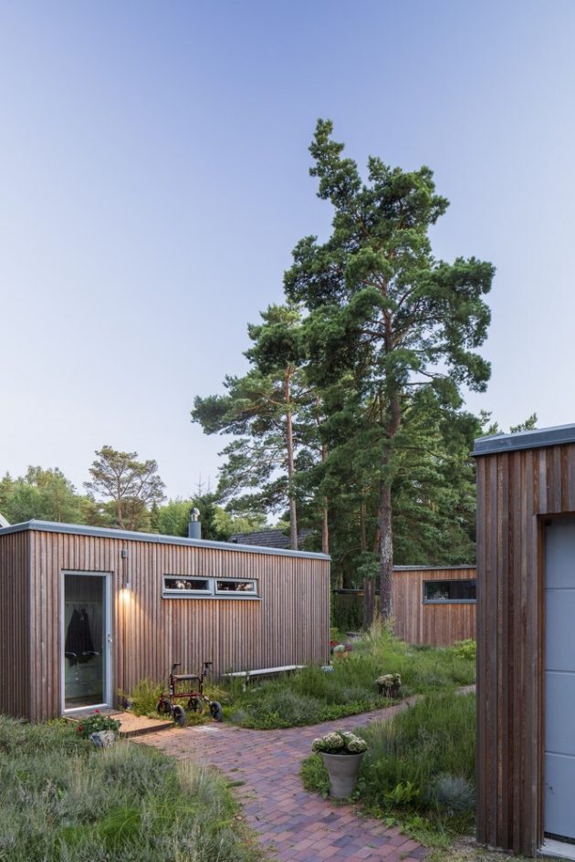 Villa Ljung by Johan Sundberg in Hollviken, Sweden