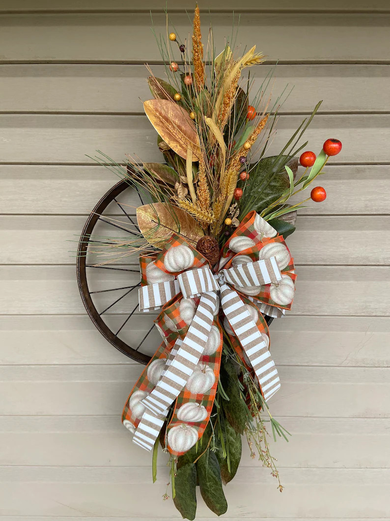 15 Wonderful Fall Wreath Designs That You Will Adore