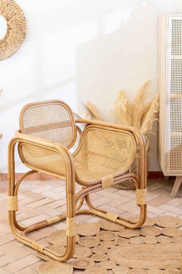 Natural fiber chair online