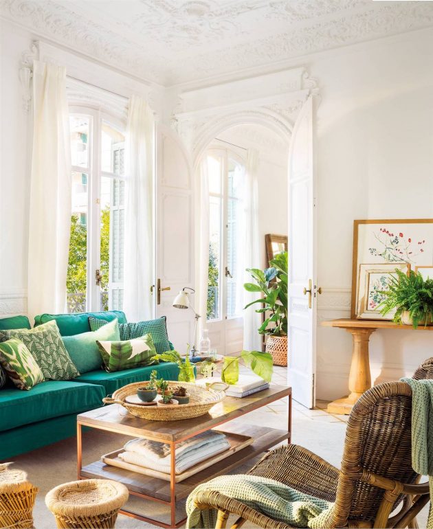 The Best Green Living Rooms You'll Absolutely Fall For