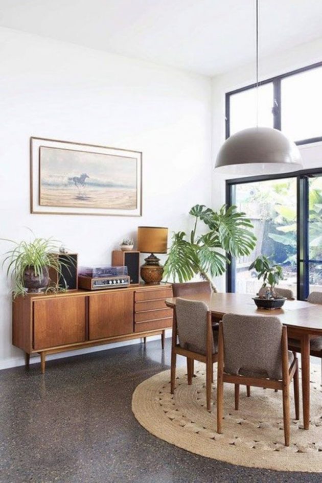 Green Plants And Vintage Furniture
