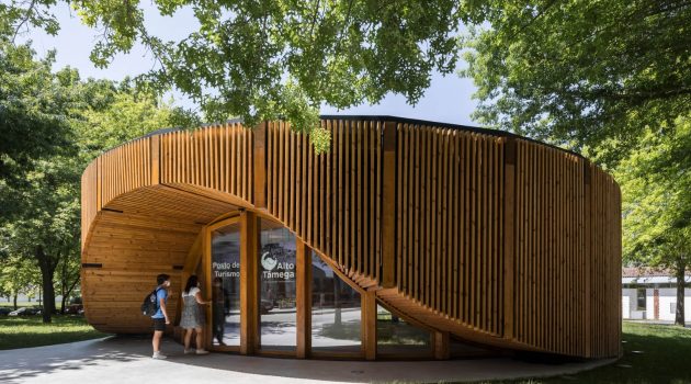Alto Tamega Tourism Info Point by AND-RE Arquitectura in Chaves, Portugal