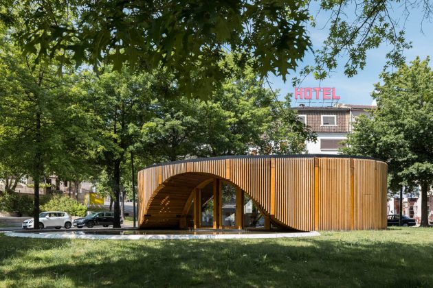 Alto Tamega Tourism Info Point by AND-RE Arquitectura in Chaves, Portugal