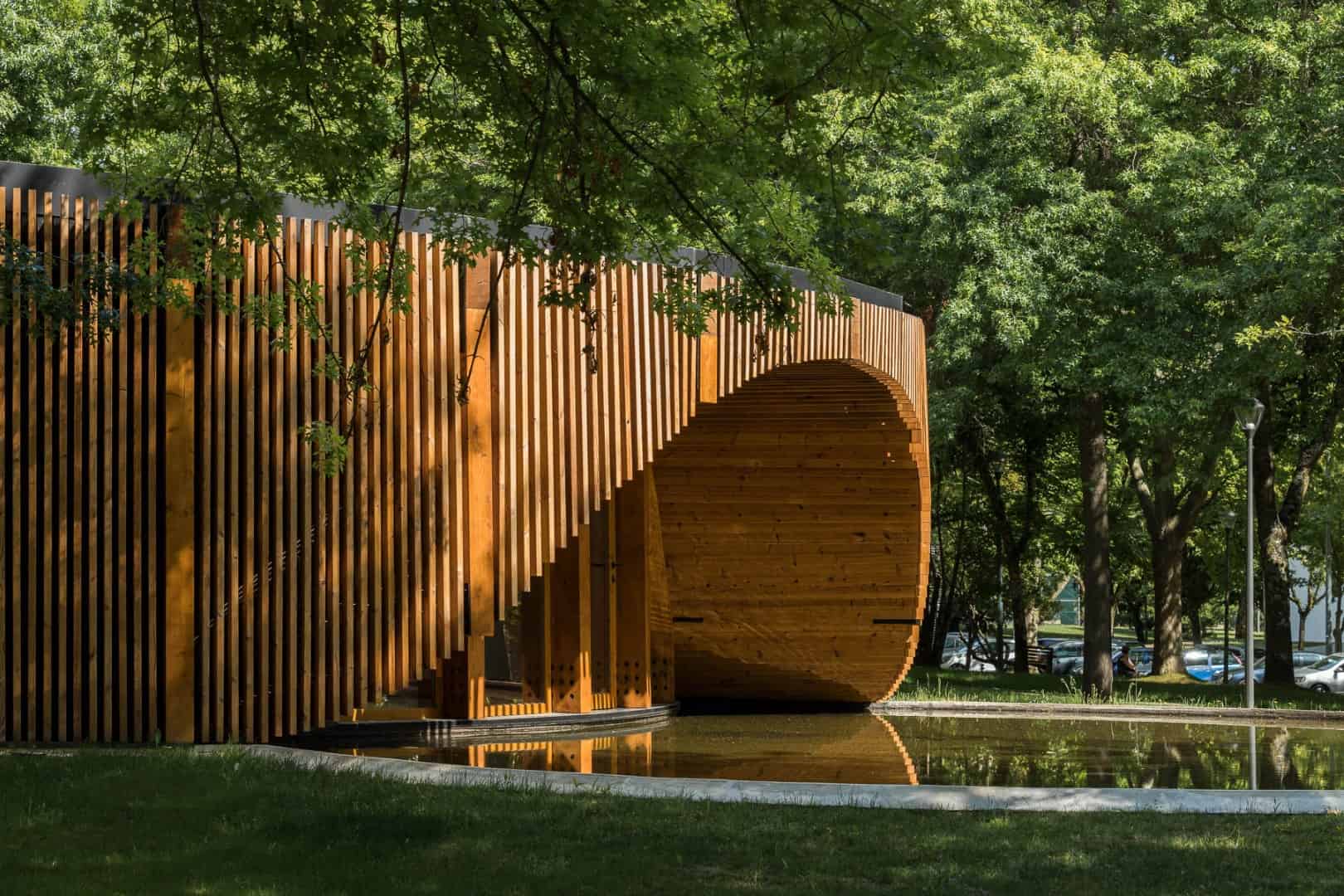 Alto Tamega Tourism Info Point by AND-RE Arquitectura in Chaves, Portugal Alto Tamega Tourism Info Point by AND-RE Arquitectura in Chaves, Portugal