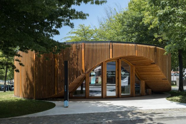 Alto Tamega Tourism Info Point by AND-RE Arquitectura in Chaves, Portugal