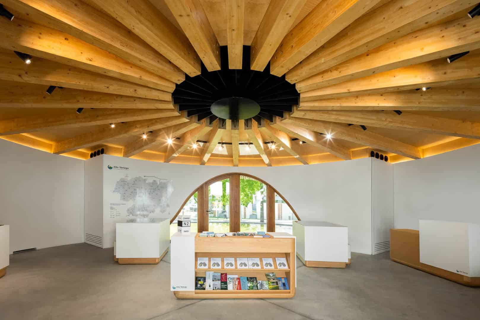 Alto Tamega Tourism Info Point by AND-RE Arquitectura in Chaves, Portugal Alto Tamega Tourism Info Point by AND-RE Arquitectura in Chaves, Portugal