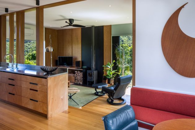 Korokoro Bush House by Parsonson Architects in New Zealand