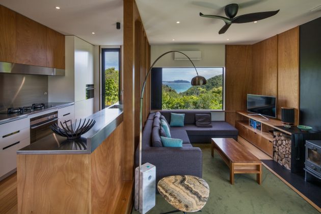 Korokoro Bush House by Parsonson Architects in New Zealand