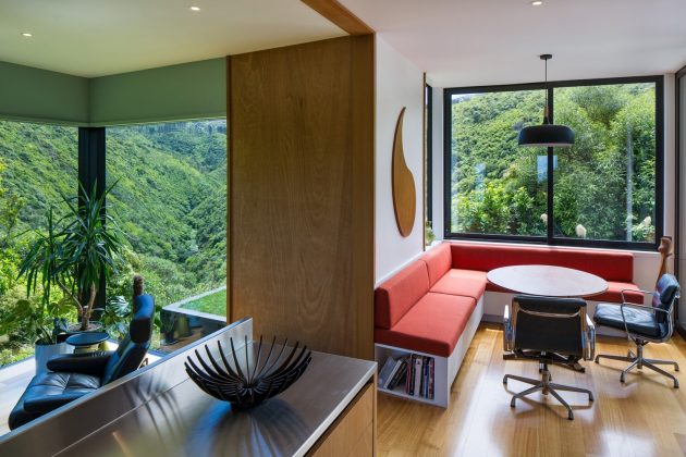 Korokoro Bush House by Parsonson Architects in New Zealand