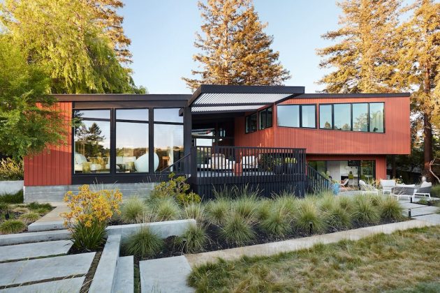 Stanford Mid-Century Modern Remodel Addition by Klopf Architecture in California