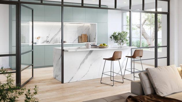 Inspiring Ideas To Design A Kitchen Open To The Living Room