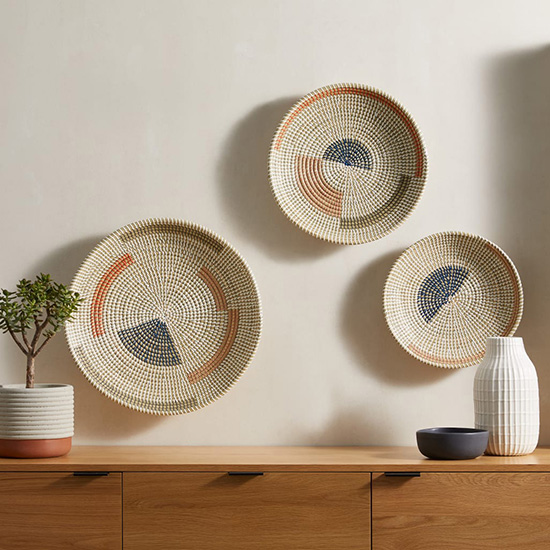 For A Warm And Exotic Decor This Ethnic Wall Basket Is The Perfect Item