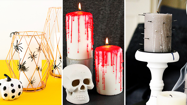 15 Hair-Raising DIY Halloween Candle Ideas With A Scary Appearance