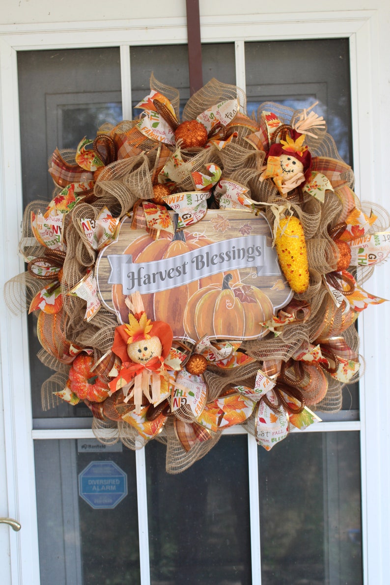 17 Charming Harvest Wreath Designs For The Upcoming Season