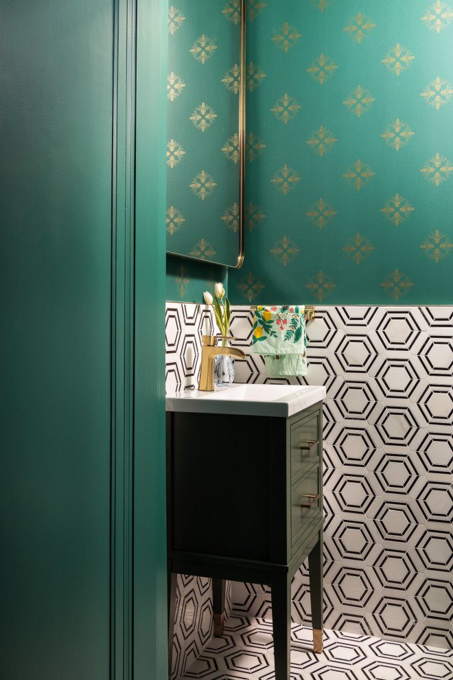 17 Chic Eclectic Powder Room Designs That Will Thrill You