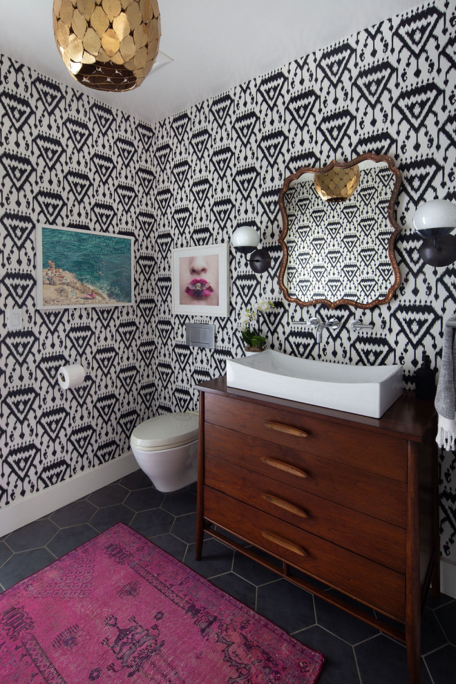 17 Chic Eclectic Powder Room Designs That Will Thrill You
