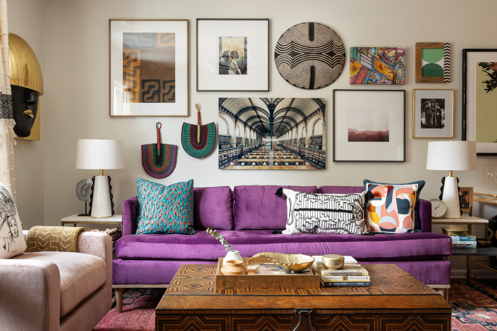 18 Charming Eclectic Living Room Designs That Pop