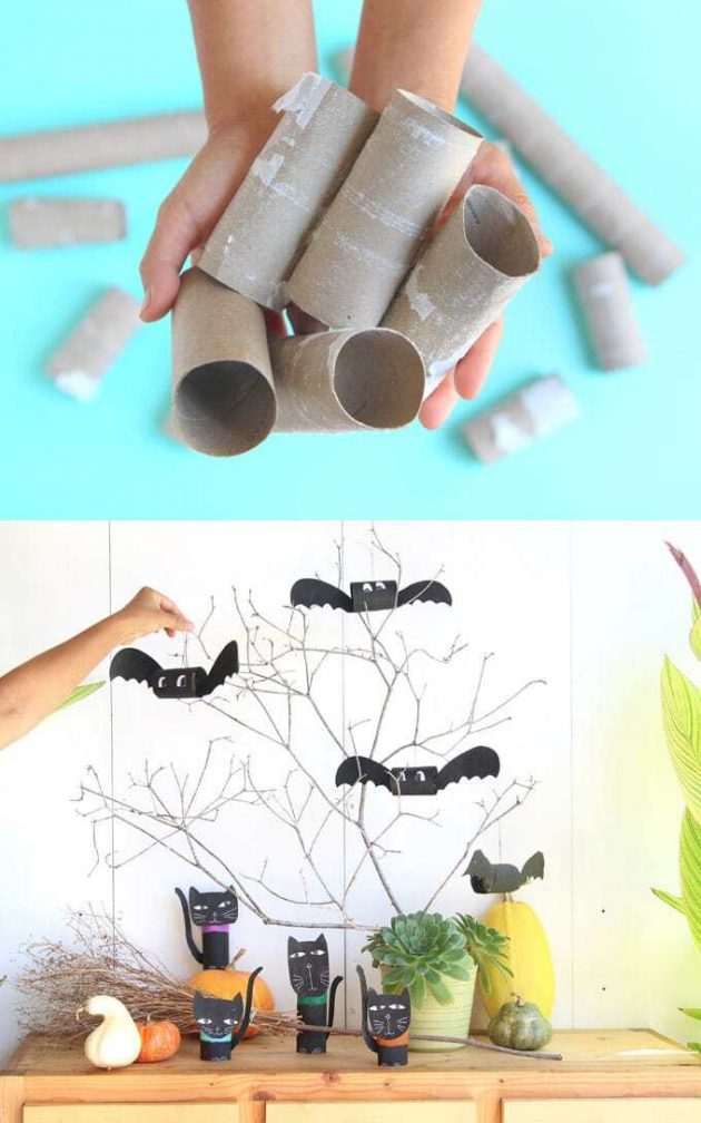 18 Eerie DIY Halloween Bat Decorations You Can Craft In 5 Minutes