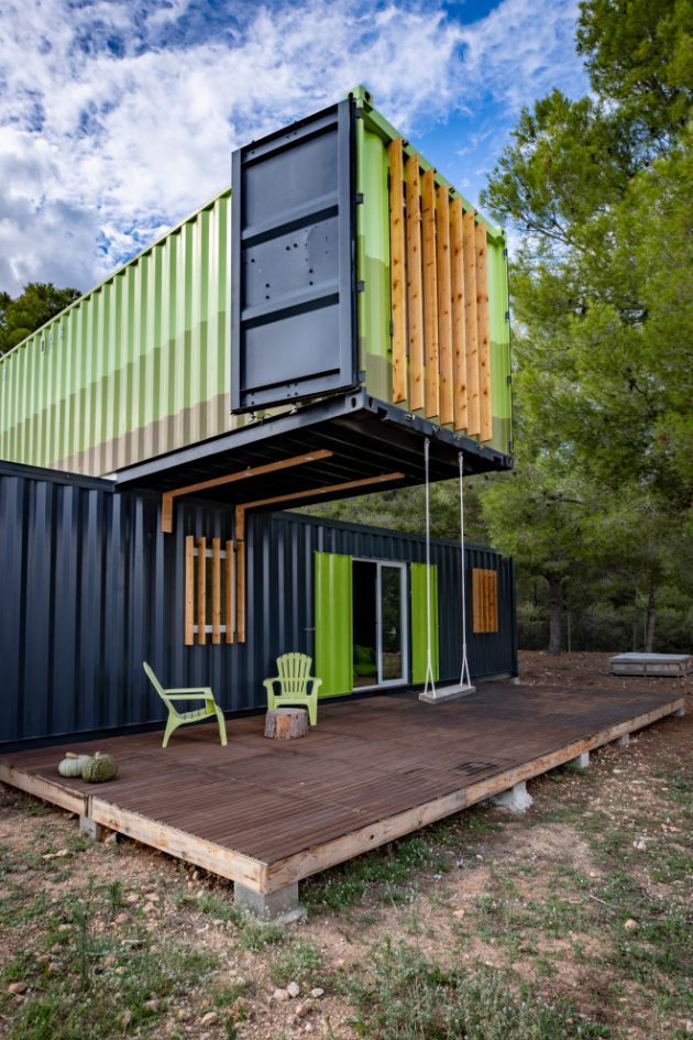 View of 18 Eye-Catching Industrial Exterior Designs That Look Like A Home