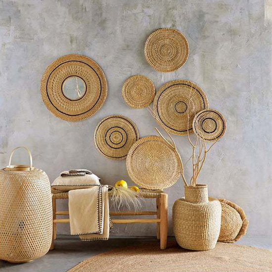 For A Warm And Exotic Decor This Ethnic Wall Basket Is The Perfect Item