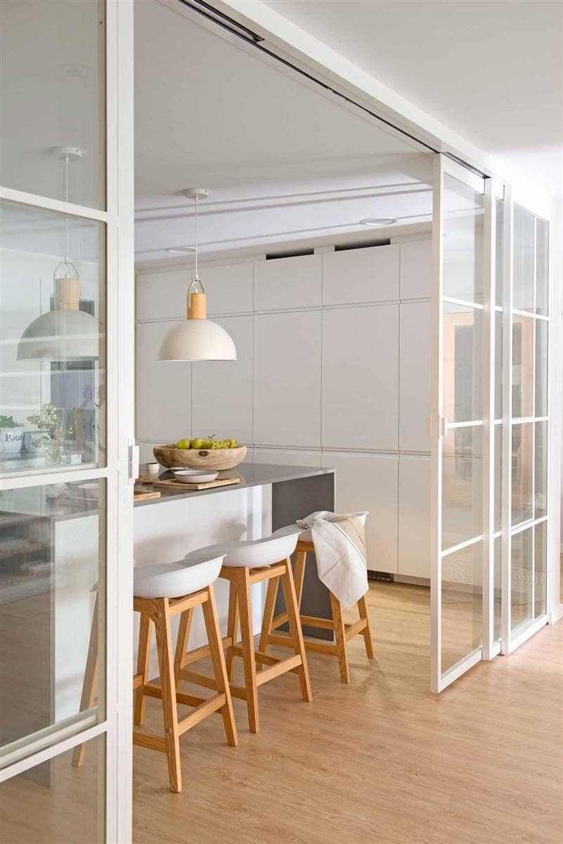 The Enclosures We Love When It Comes To Changing The Walls For Glass In The Kitchen The Enclosures We Love When It Comes To Changing The Walls For Glass In The Kitchen