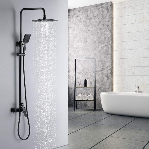 Shower Enclosures In Black For A Dream Bathroom