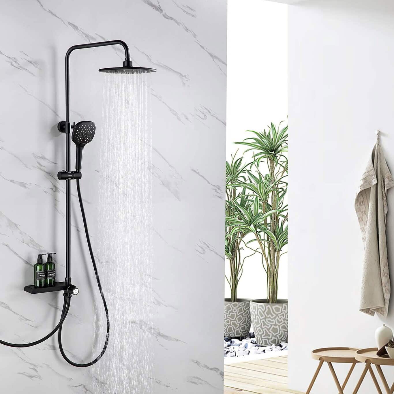 Shower Enclosures In Black For A Dream Bathroom