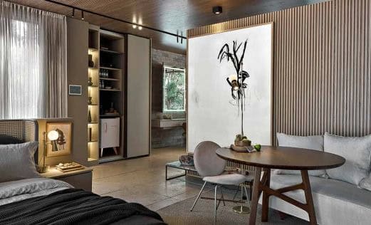 A Home That Is A Cult Of The Solidity Of The Earth Through Noble Materials