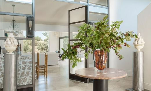 Interior And Exterior Merge In A Family Home In Madrid