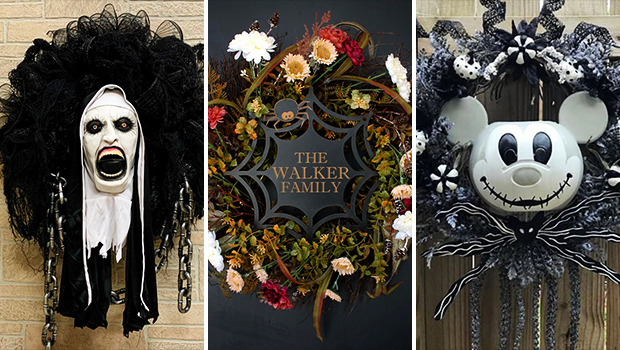 16 Freaky Halloween Wreath Designs For Spooktober