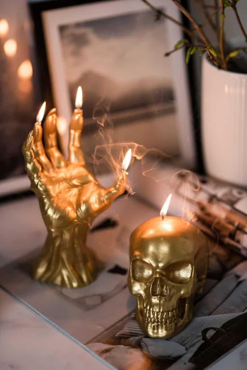 6. Candle with hand and claw 6. Candle with hand and claw