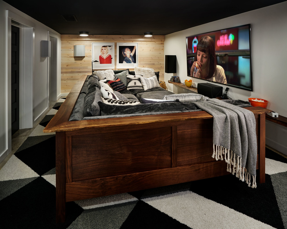 17 Outstanding Eclectic Home Theater Interiors Straight From Your Dreams