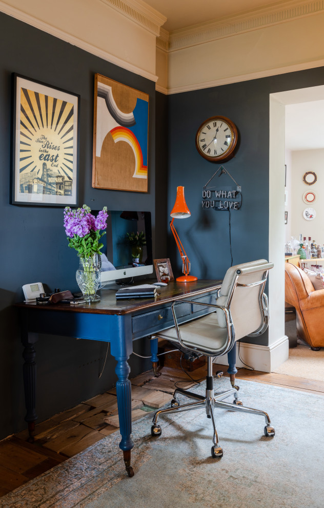 17 Vibrant Eclectic Home Office Designs You Can Work All Day Long In