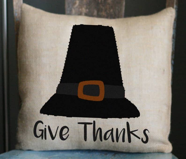 3. Pilgrim Hat Pillow 3. Pilgrim Hat Pillow
