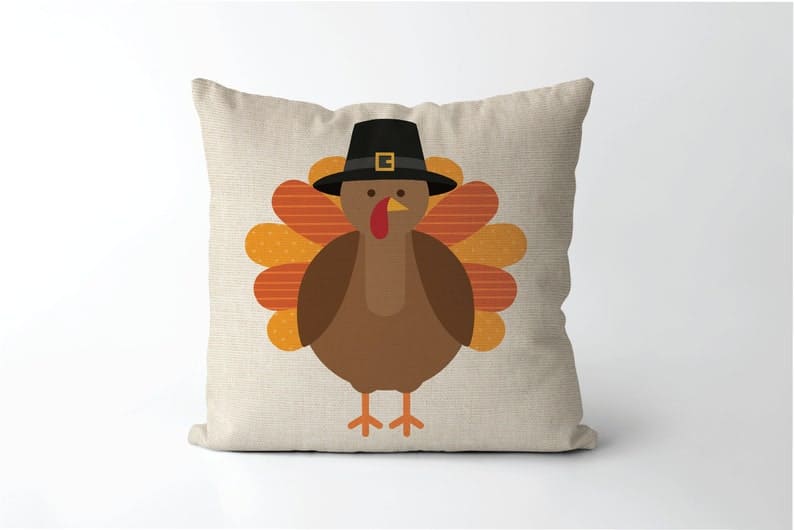 6. Thanksgiving turkey pillow 6. Thanksgiving turkey pillow