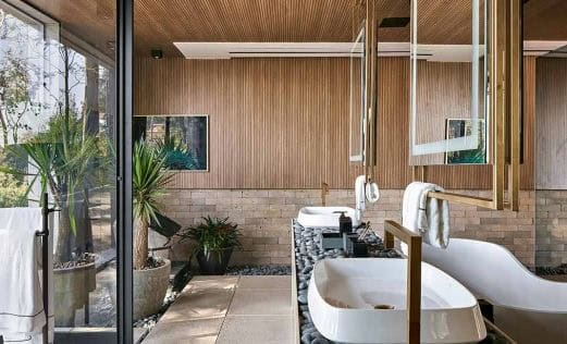A Home That Is A Cult Of The Solidity Of The Earth Through Noble Materials